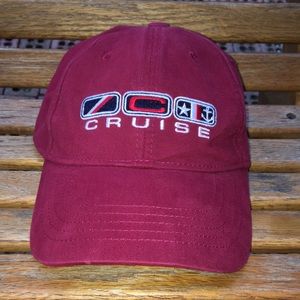 Carnival Cruise 6 panel Nautical cruising hat adjustable back strap cap